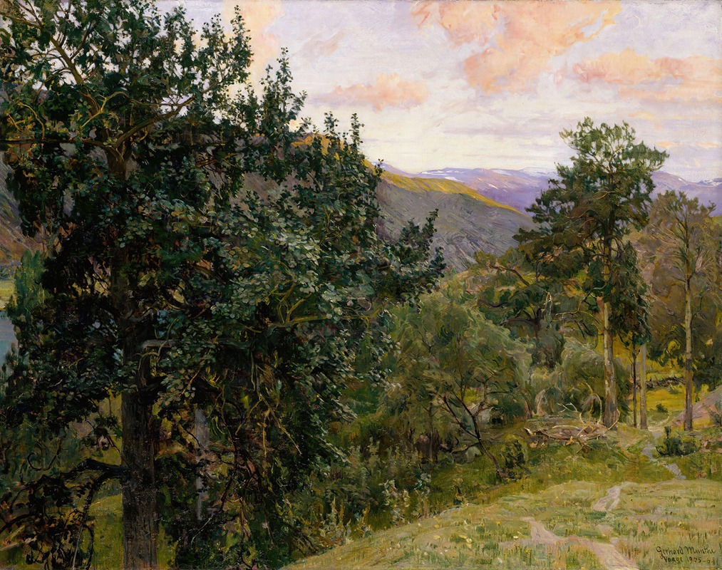 Gerhard Munthe - View from Vågå
