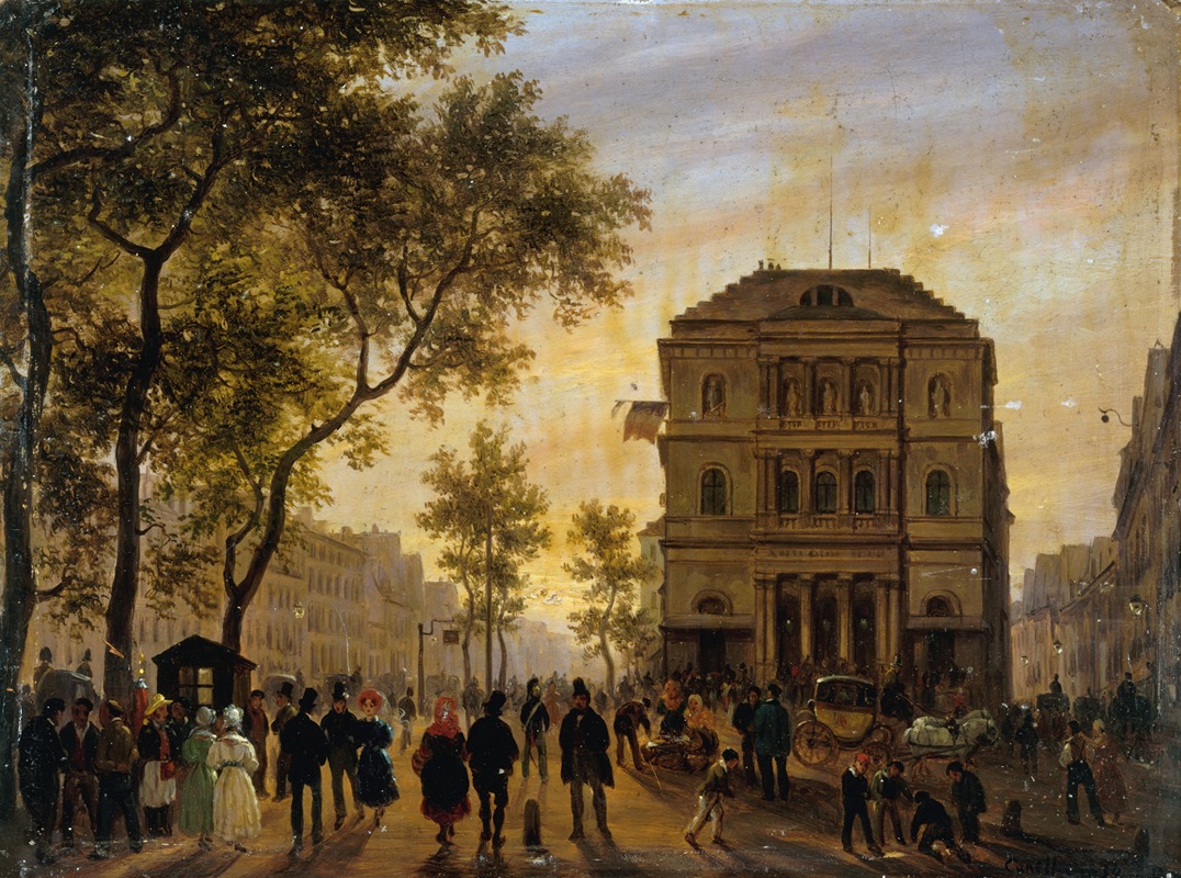 Giuseppe Canella - Le Théâtre de l’Ambigu-Comique et le boulevard Saint-Martin