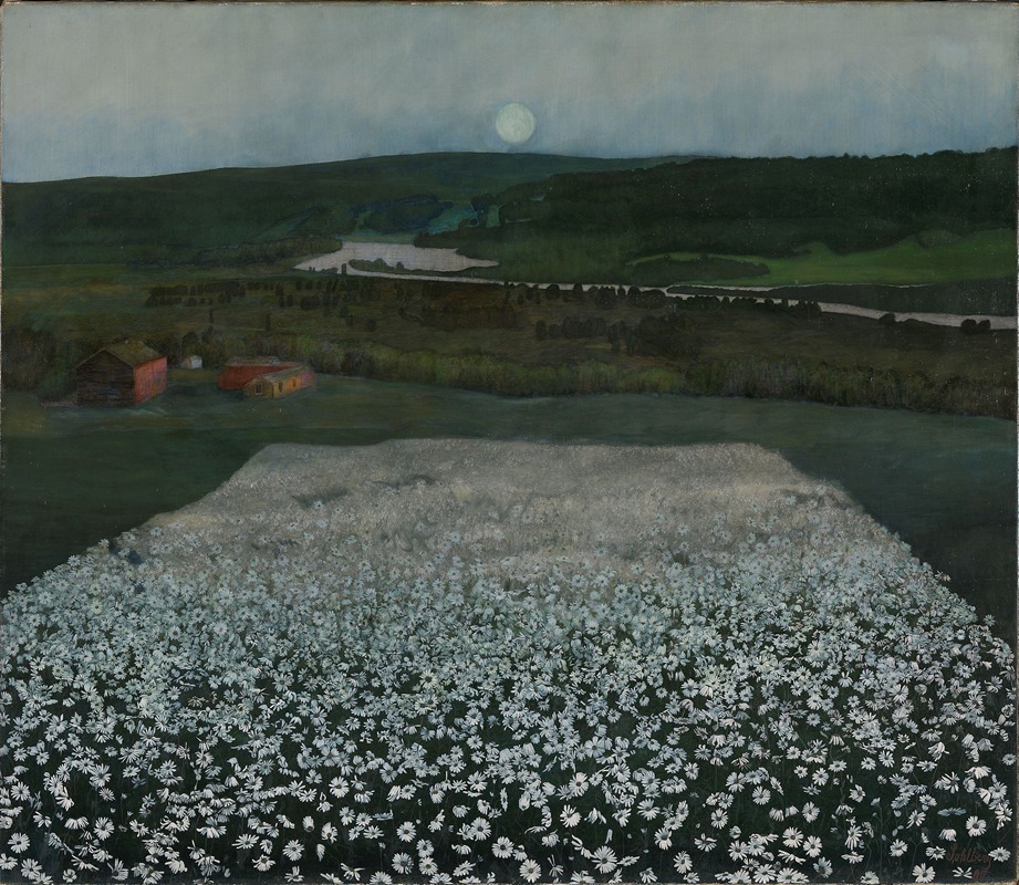 Harald Sohlberg - Flower Meadow in the North