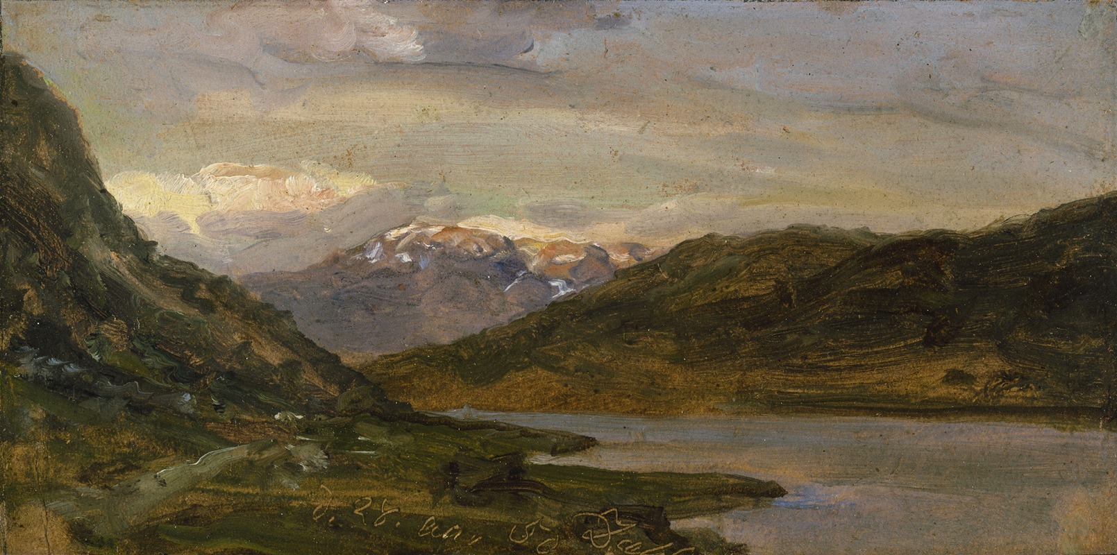 Johan Christian Dahl - Landscape at Nystuen on Filefjell