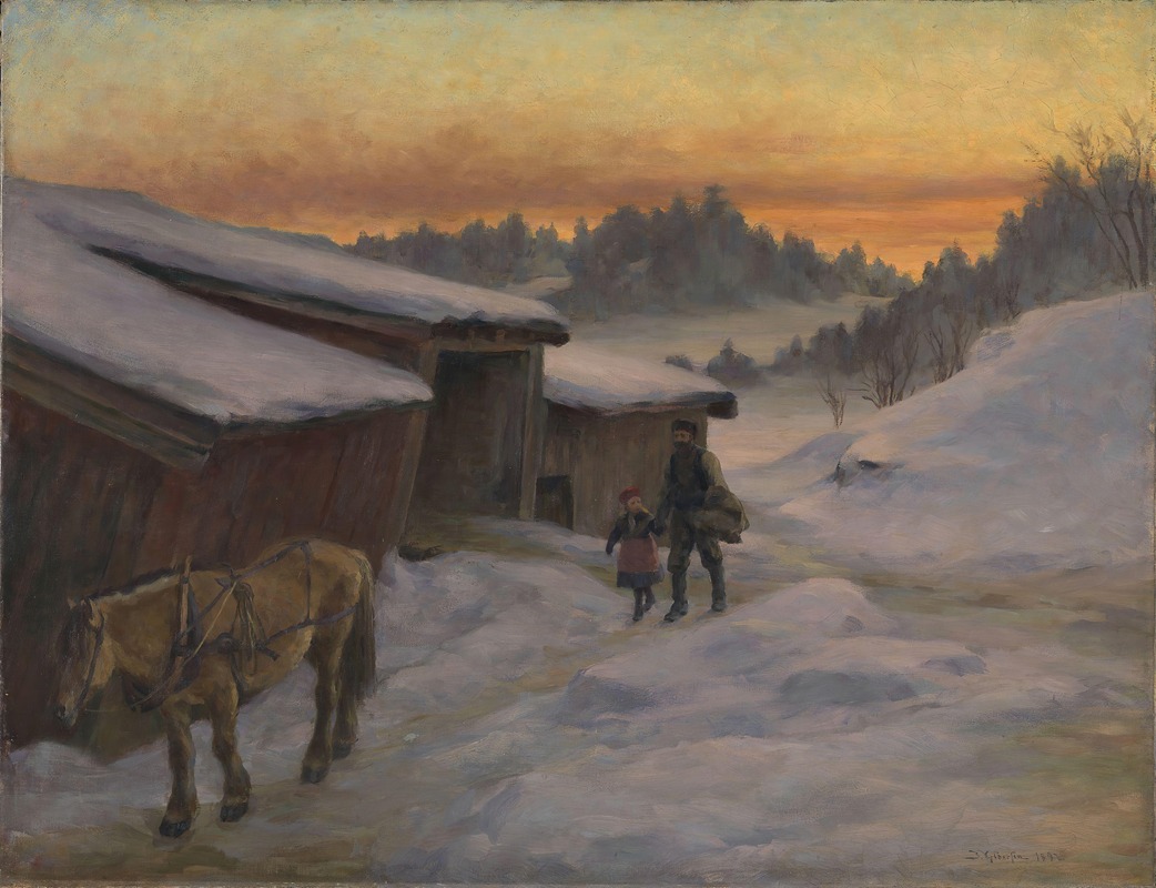Jacob Gløersen - A Farm at Lysaker
