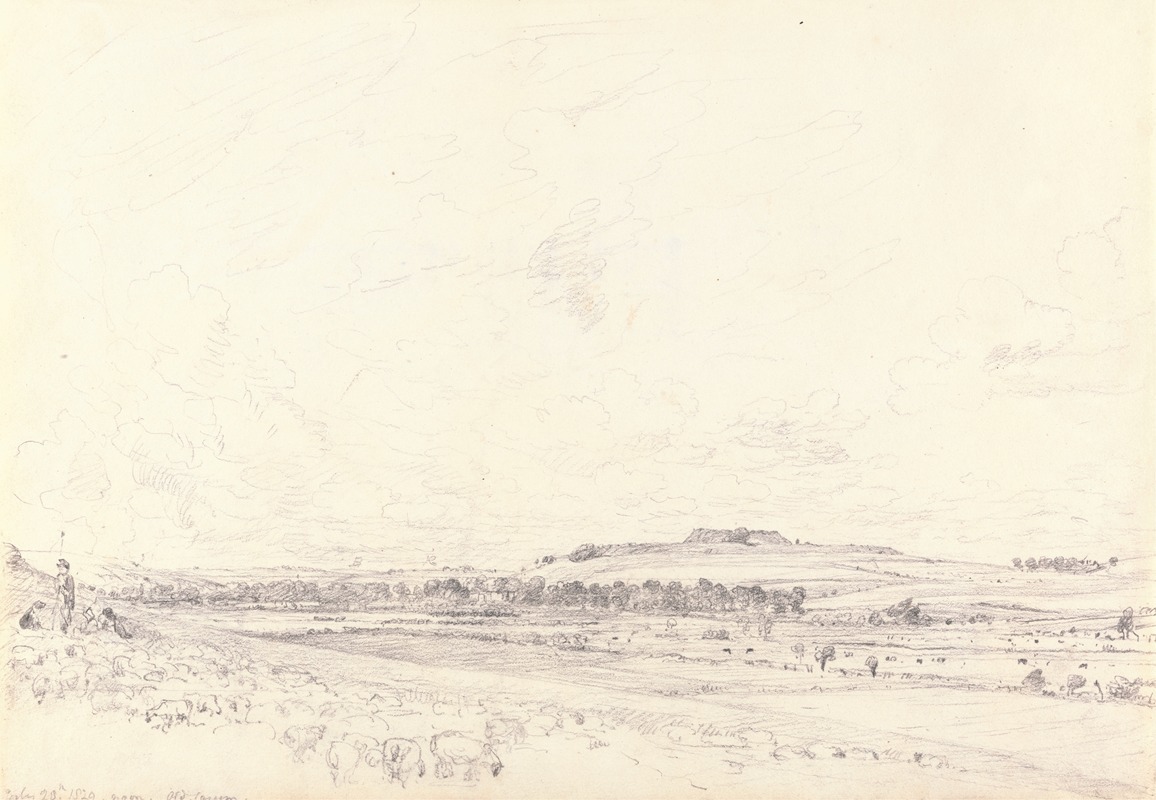 John Constable - Old Sarum at Noon