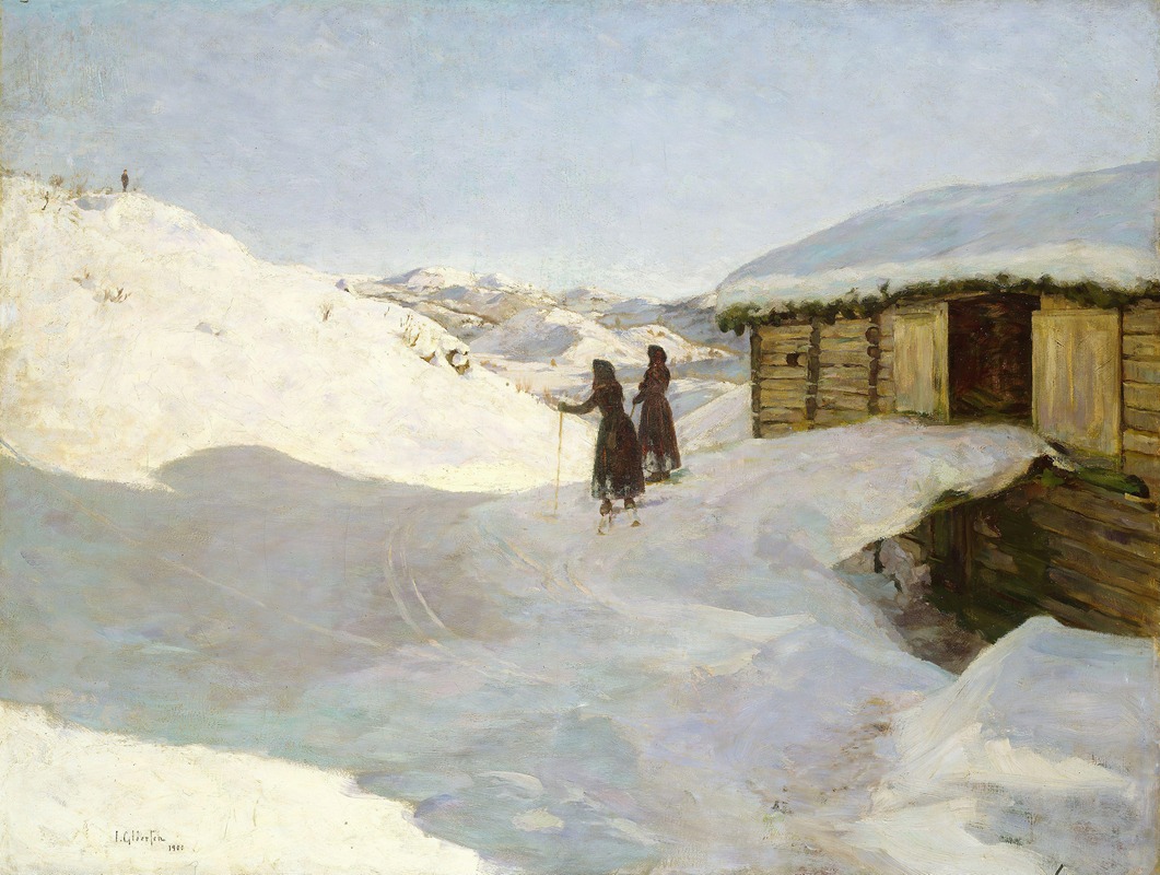 Jacob Gløersen - Winter at Vågsli in Telemark