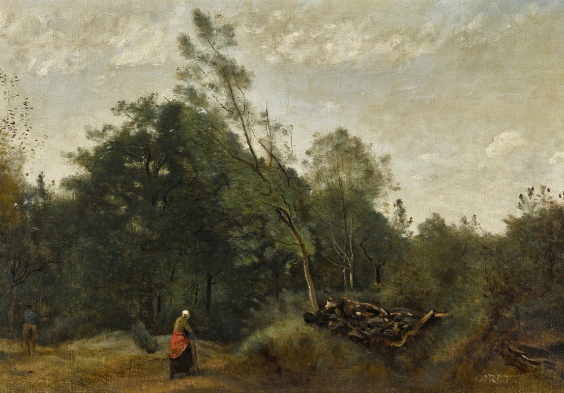 Jean-Baptiste-Camille Corot - Lisière de bois en Limousin