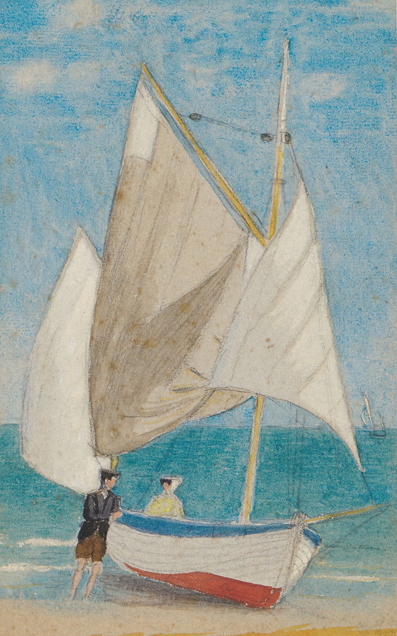 Joseph Edward Southall - A Fishing Boat