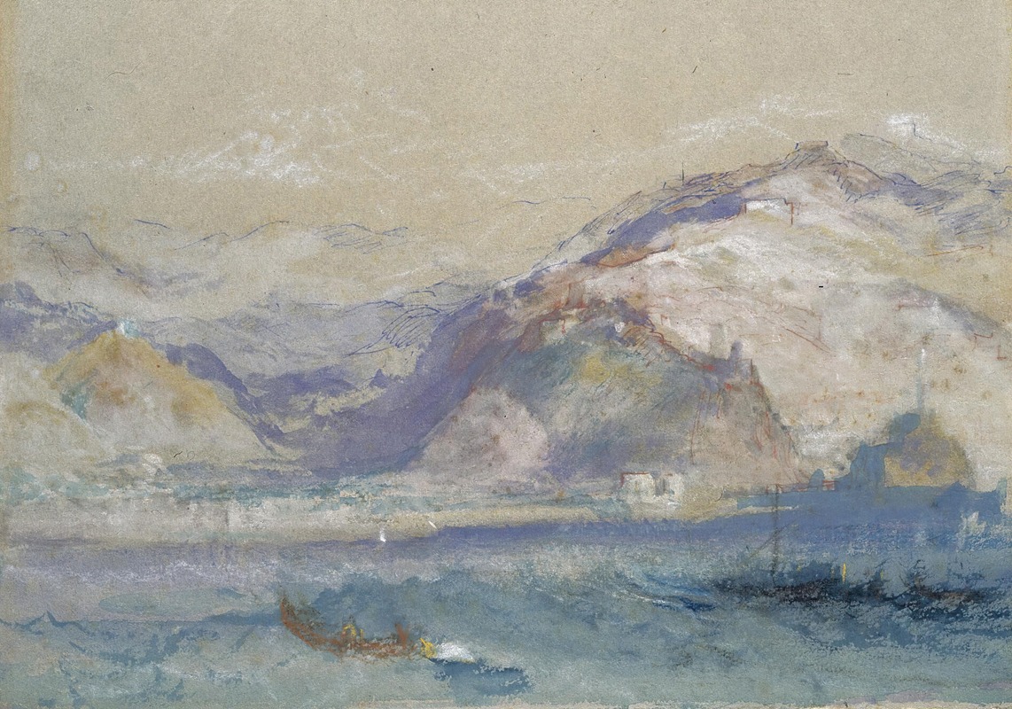 Joseph Mallord William Turner - Genoa From The Sea