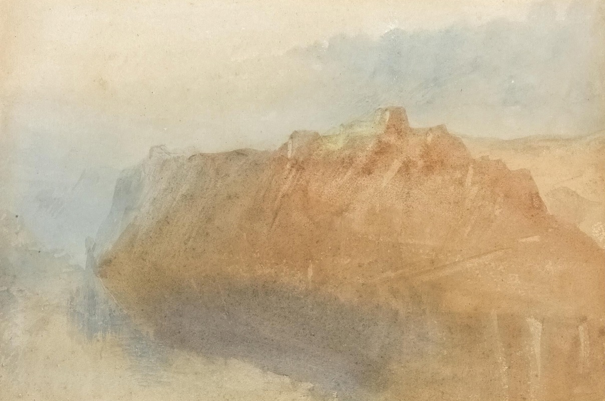 Joseph Mallord William Turner - The Fortress Of Ehrenbreitstein From Across The Rhine