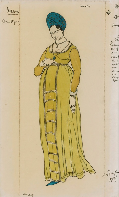 Léon Bakst - Costume Design For Don Juan I