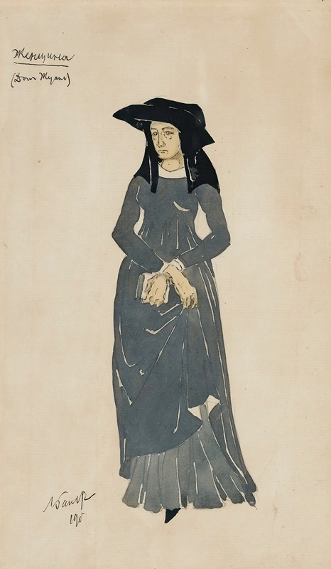 Léon Bakst - Costume Design For Don Juan II