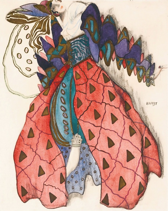 Léon Bakst - Costume Design For Potiphar’s Wife In The Legend Of Joseph