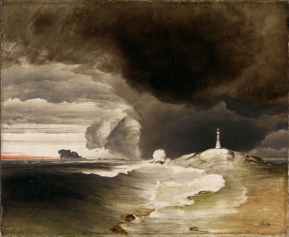 Peder Balke - Lighthouse on the Norwegian Coast