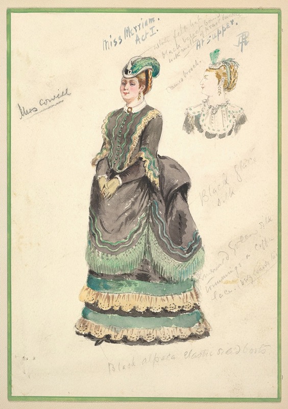 Percy Anderson - Costume Design for ‘Miss Merriam’ Act I