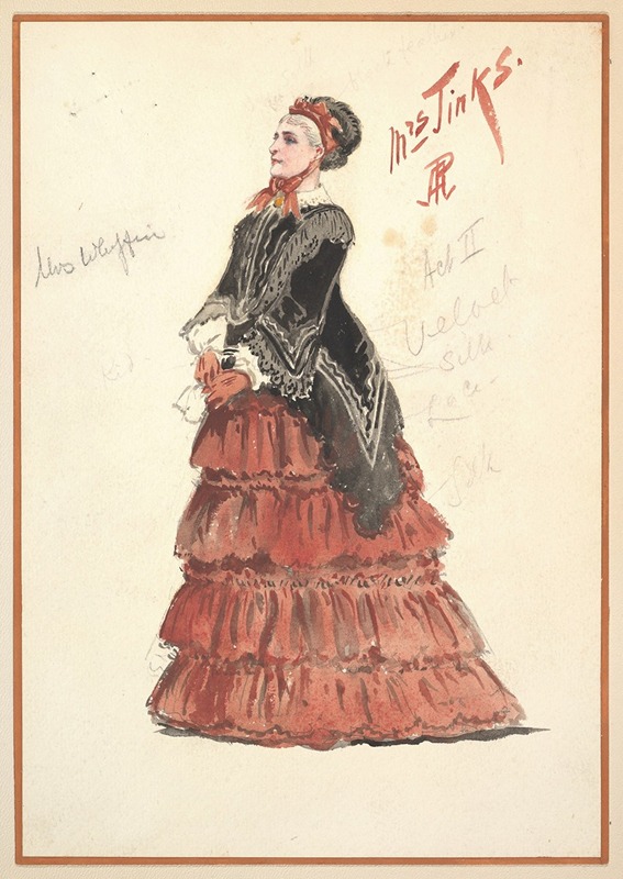 Percy Anderson - Costume Design for ‘Mrs. Jinks’, Act II