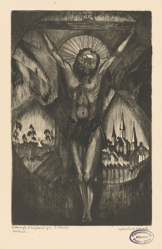 Lodewijk Schelfhout - Christus aan het kruis.