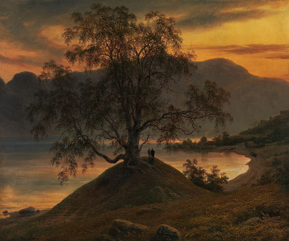 Thomas Fearnley - Old Birch Tree at the Sognefjord