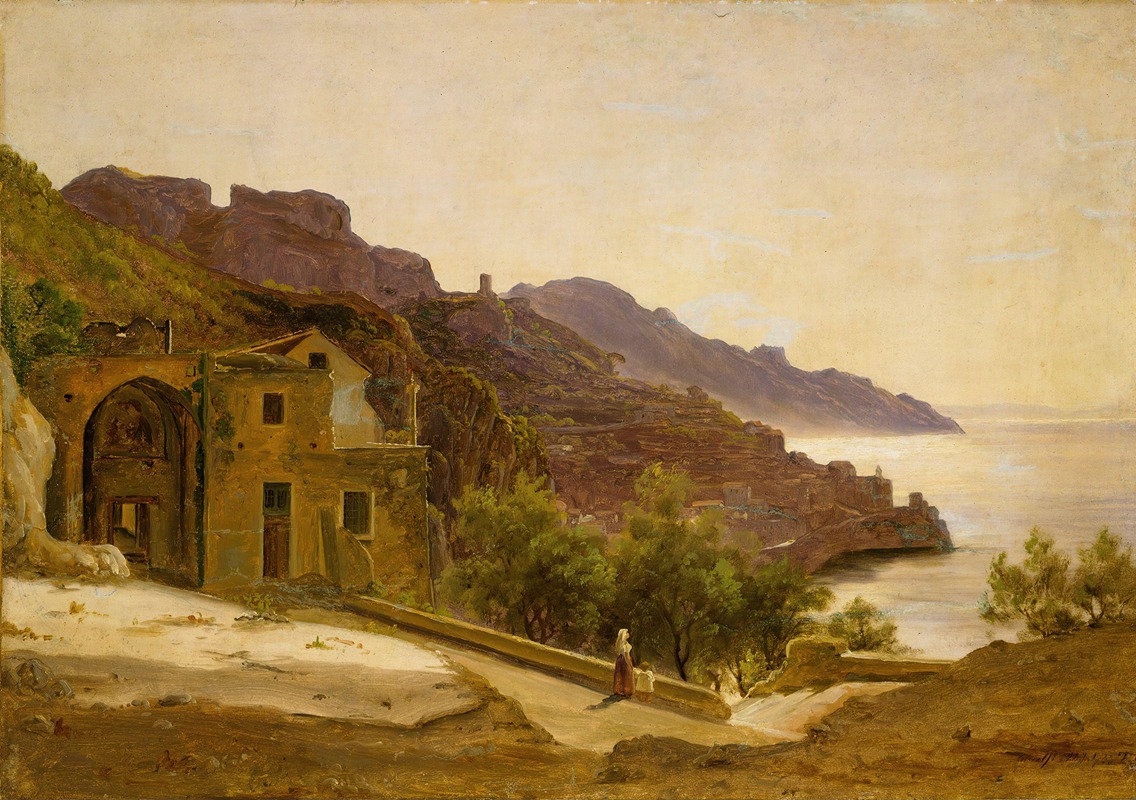 Thomas Fearnley - Terrace near Amalfi