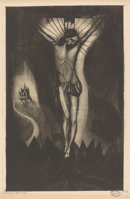 Lodewijk Schelfhout - Christus aan het kruis
