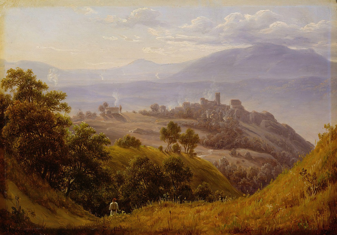 Thomas Fearnley - View of Olevano