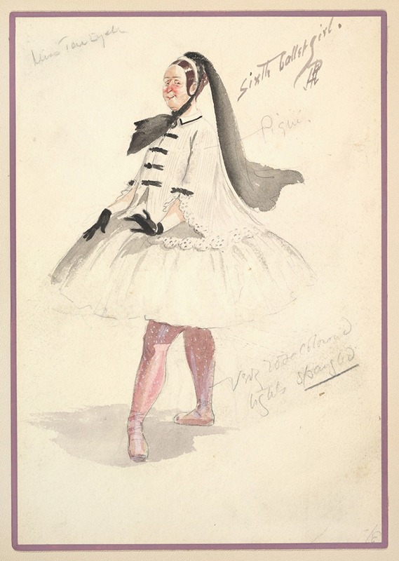 Percy Anderson - Costume Design for ‘Sixth Ballet Girl’