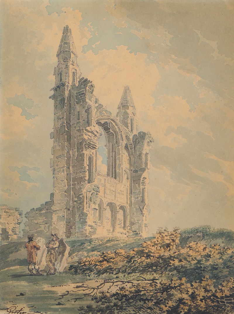 Thomas Girtin - Ruins Of St Andrews Cathedral
