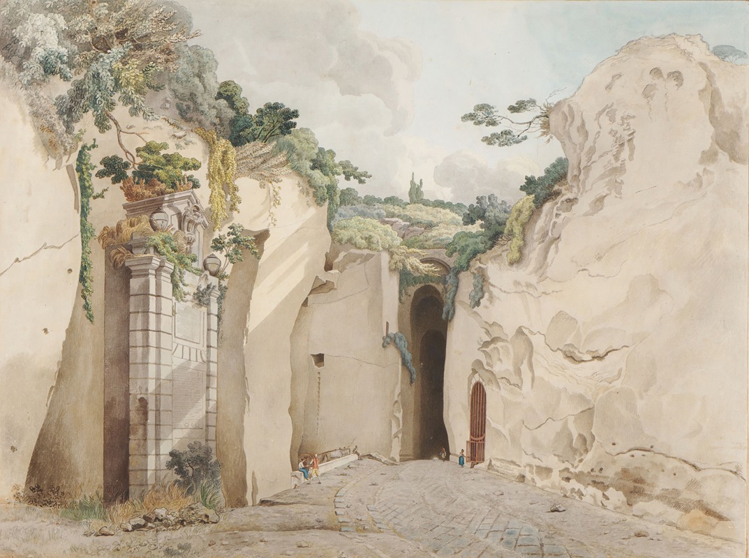 William Pars - The Grotto at Posillipo