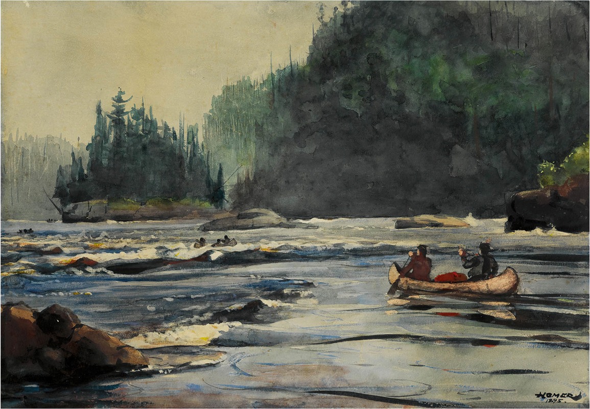 Winslow Homer - In the Rapids