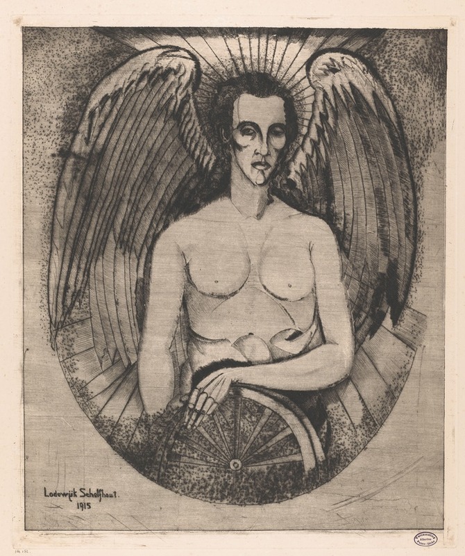 Lodewijk Schelfhout - Engel met wiel