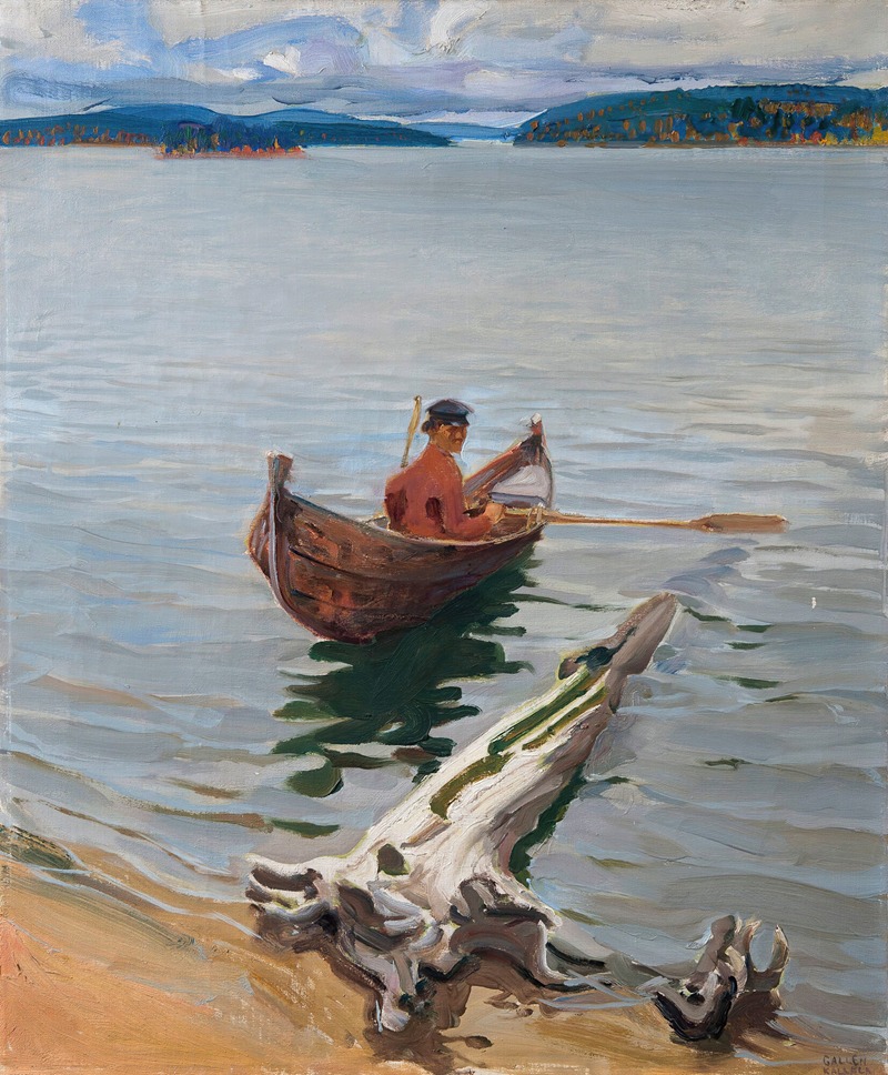 Akseli Gallen-Kallela - Rower on the lake