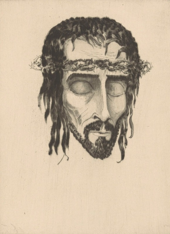 Lodewijk Schelfhout - Hoofd van Christus