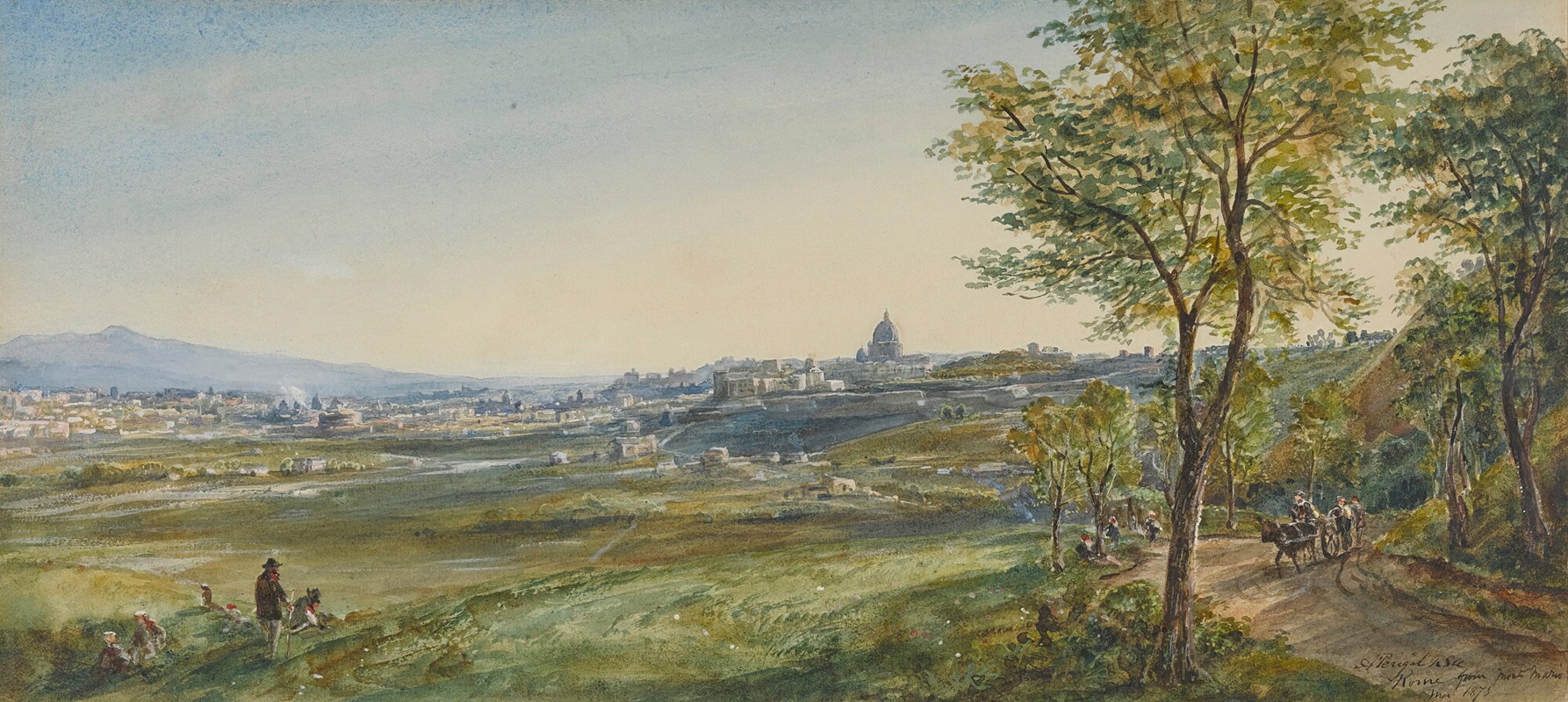 Arthur Perigal - Rome from Monte Mario