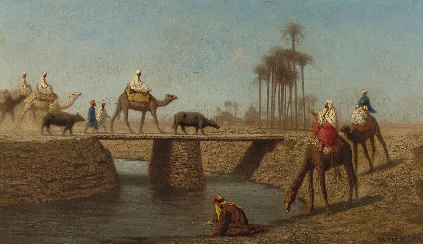 Charles Théodore Frère - A Bridge, High Egypt