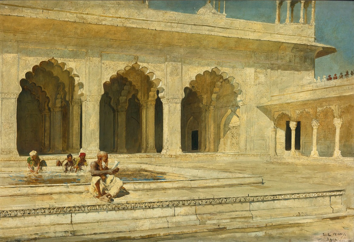 Edwin Lord Weeks - The Pearl Mosque, Agra