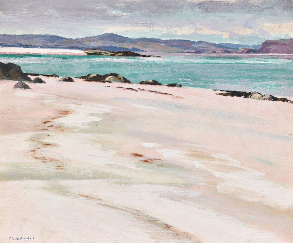 Francis Campbell Boileau Cadell - Iona, White Sands Looking East