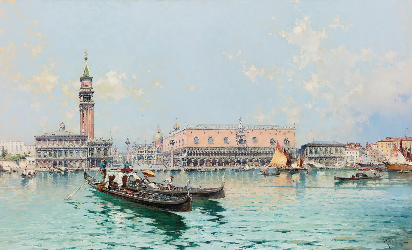 Franz Richard Unterberger - Grand Canal, Venice