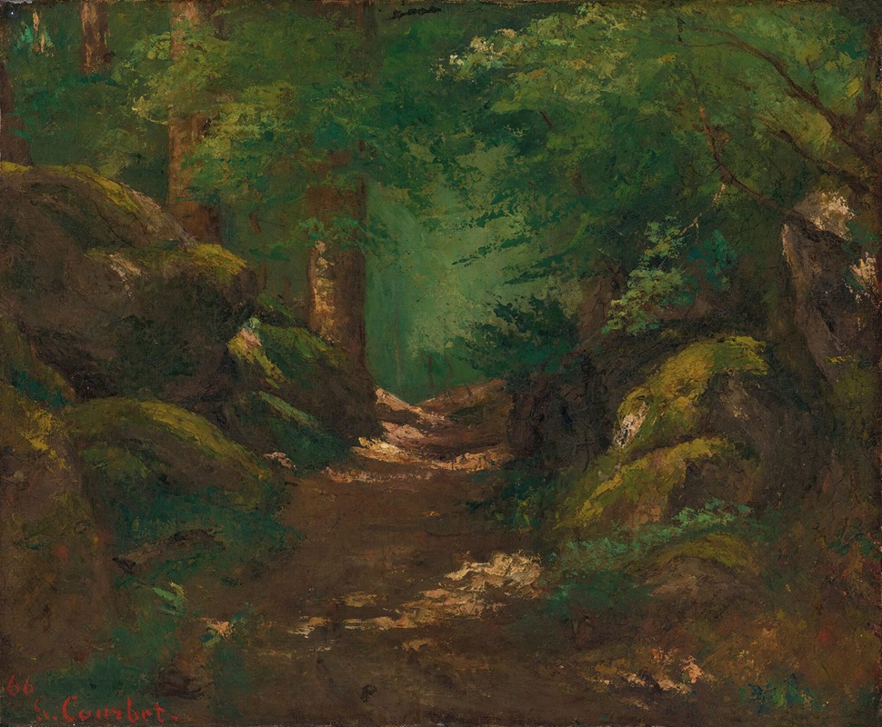 Gustave Courbet - La Clairière