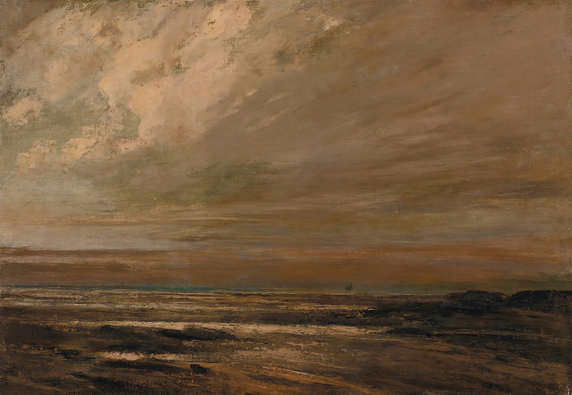Gustave Courbet - Paysage Marin, Environs De Trouville