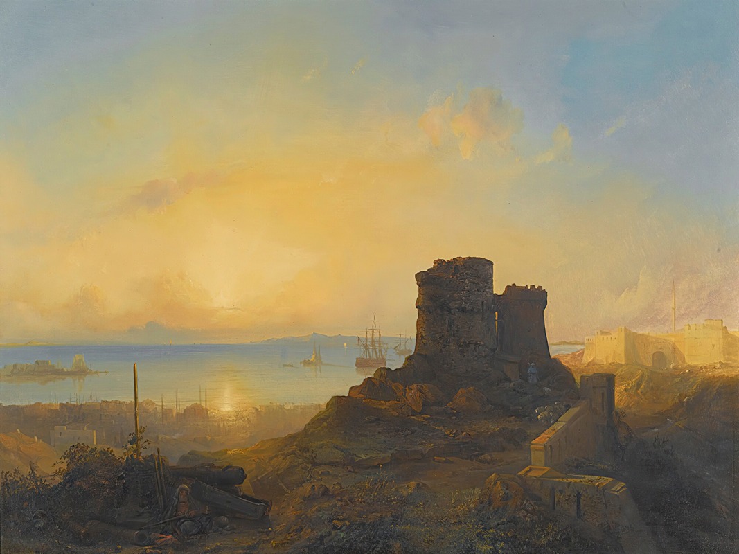 Jacob Jacobs - Crusader Castle On The Ottoman Coast