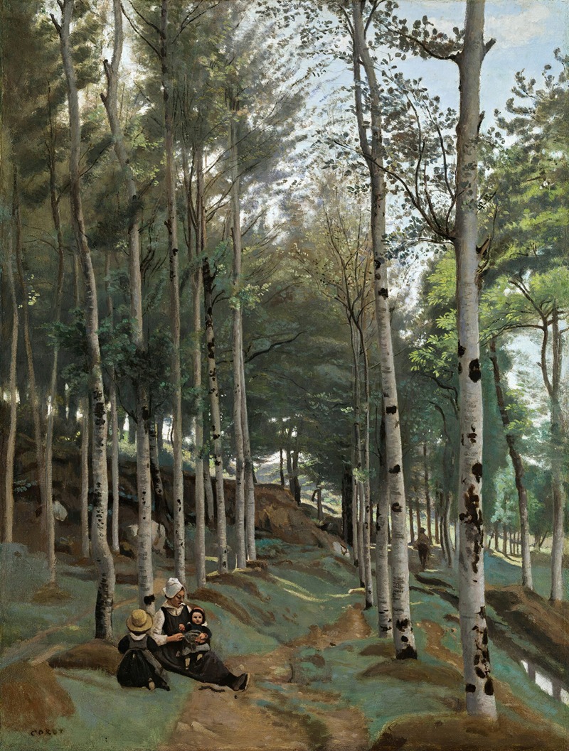 Jean-Baptiste-Camille Corot - Paysage Breton