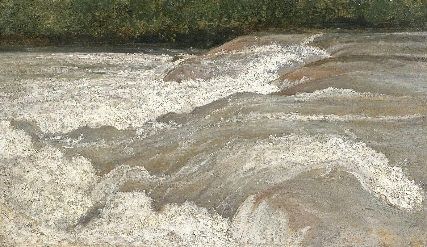 Jean-Baptiste-Camille Corot - Le Velino; La Sortie Du Lac De Papigno
