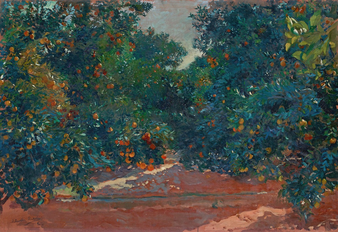 Joaquín Sorolla - Naranjos De Alcira (Orange Trees In Alcira)