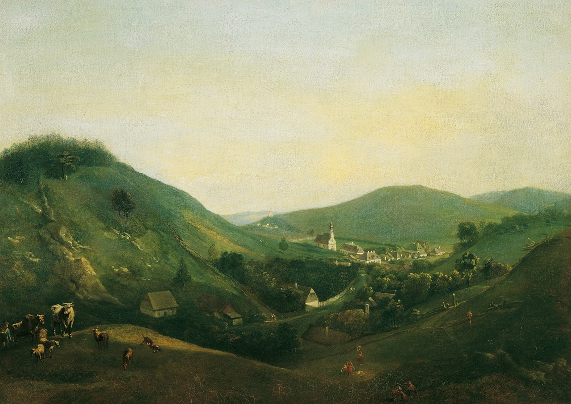 Johann Christian Brand - Landschaft bei Kalksburg