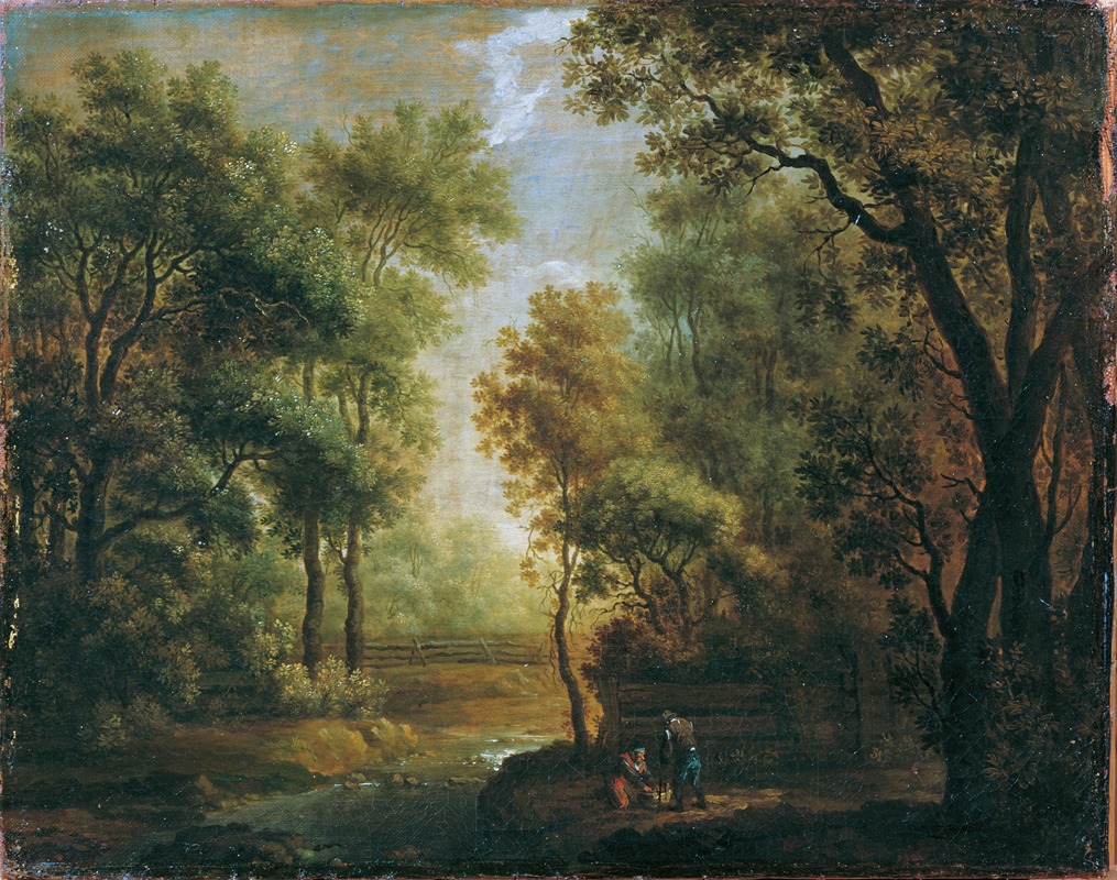 Johann Evangelist Dorfmeister - Baumlandschaft