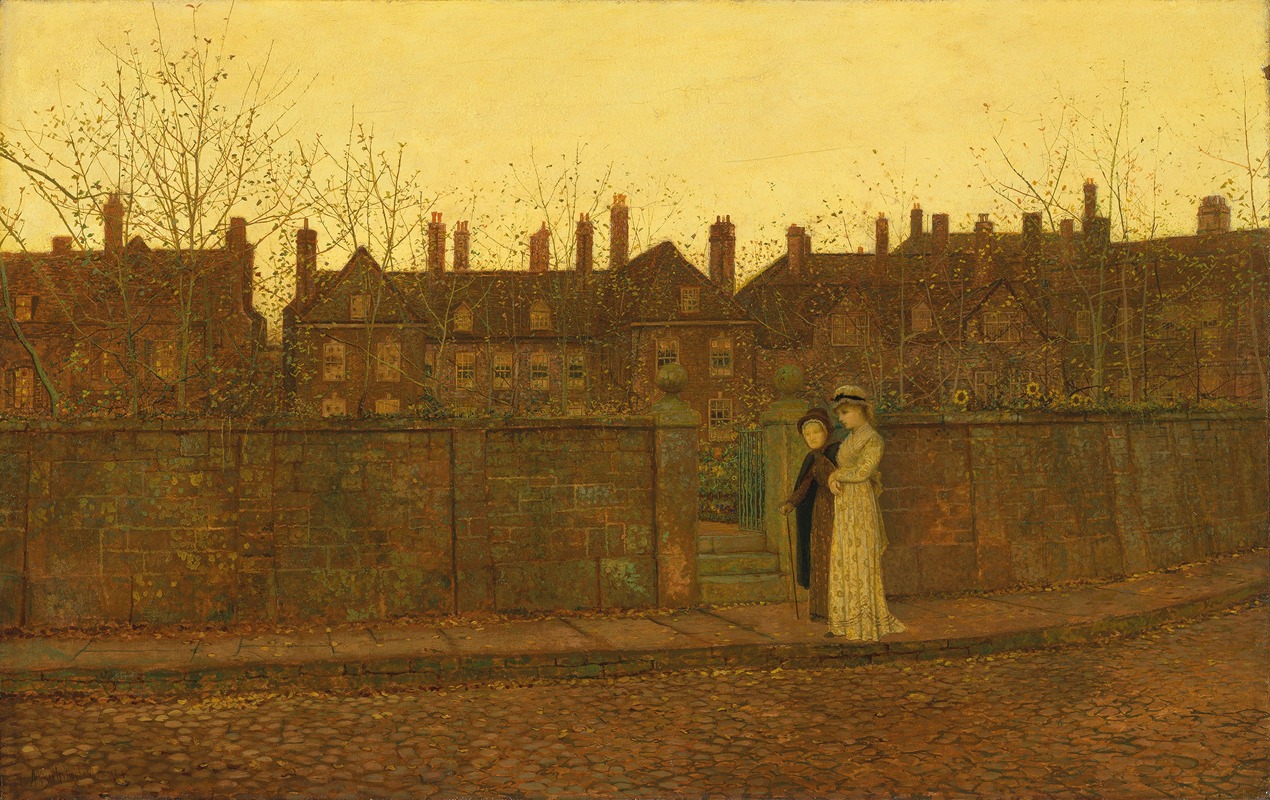 John Atkinson Grimshaw - In the golden gloaming