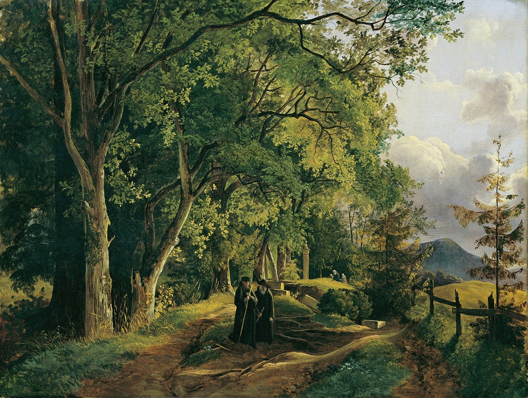 Josef Feid - Weg auf den Mariahilfberg bei Gutenstein