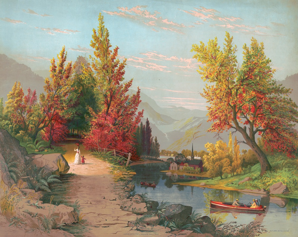 Joseph Hoover - Autumn on the Lehigh