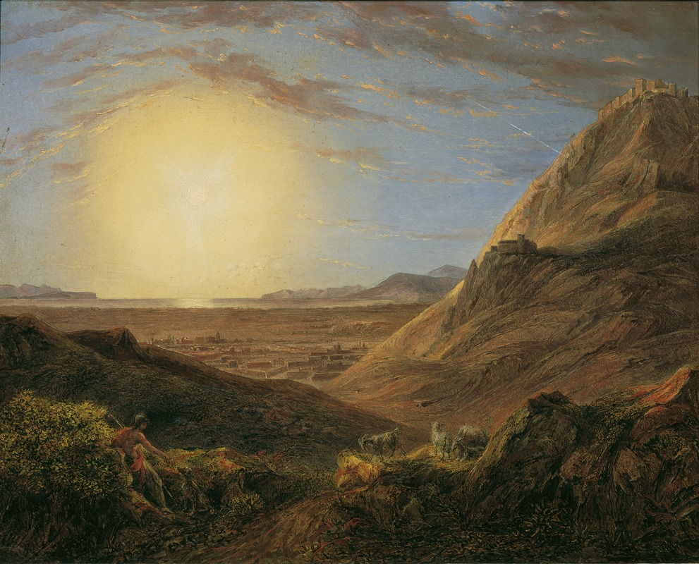 Karl Joseph Aloys Agricola - Athen nach Sonnenaufgang