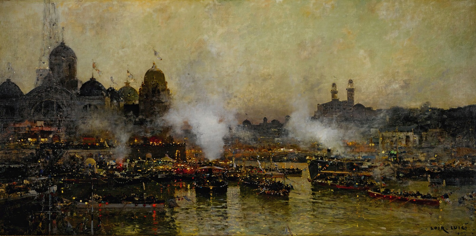 Luigi Loir - Les Quais De La Seine, 1900