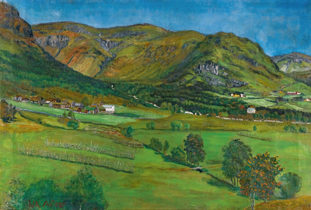 Nikolai Astrup - Ålhustunet, Jølster