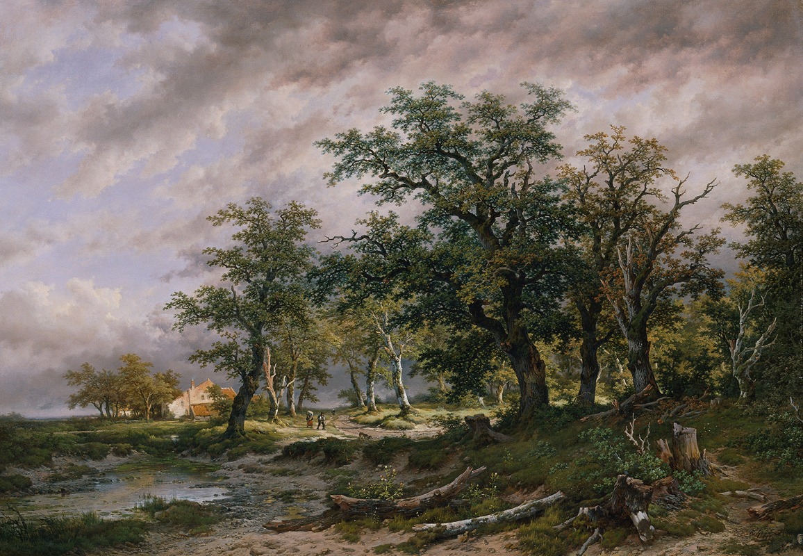 Remigius Adrianus van Haanen - Große holländische Landschaft