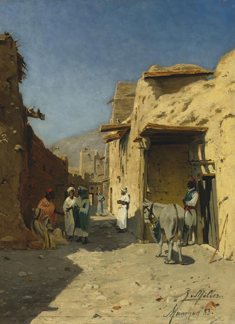 Rudolph Gustav Müller - An Arab Street